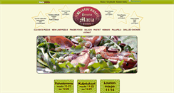 Desktop Screenshot of pizzeriamaria.fi
