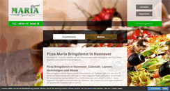 Desktop Screenshot of pizzeriamaria.de